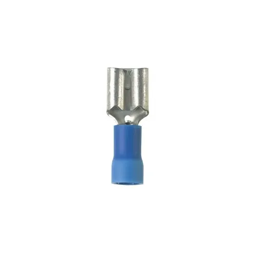 0.10 16-14 AWG Pan Term Female Disconnect Butted Seam Vinyl Barrel DV14-188B-C (Pack of 100)