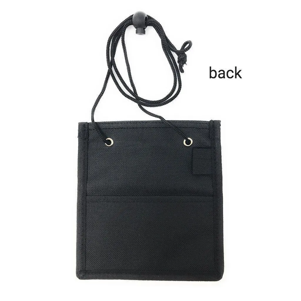 1 Dozen Conference Badge Id Card Holder Trade Show Badge 5X6inch W/Zipper Wholesale Bulk