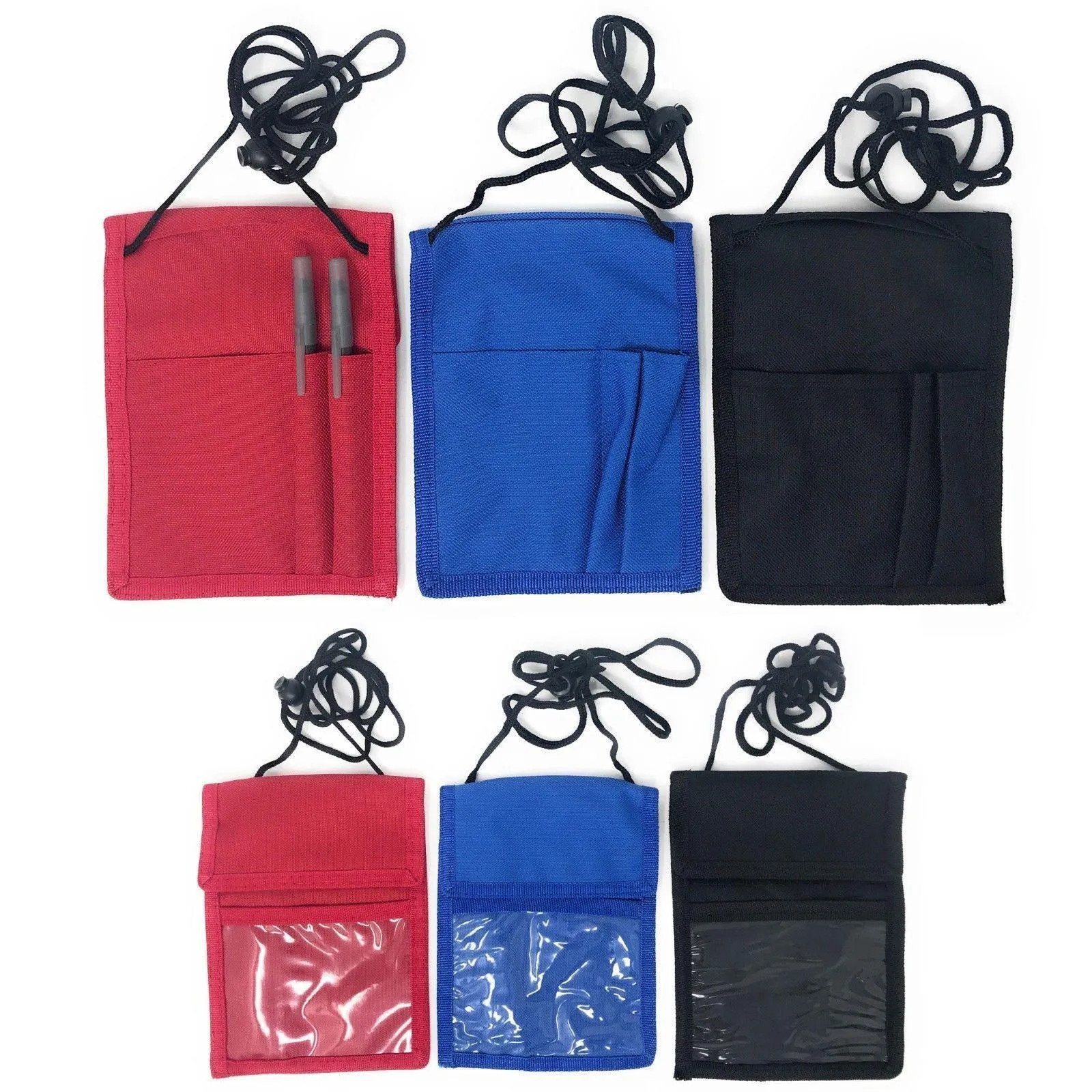 1 Dozen Conference Badges Id Card W/Pen Holders Shows Meetings Wholesale Bulk