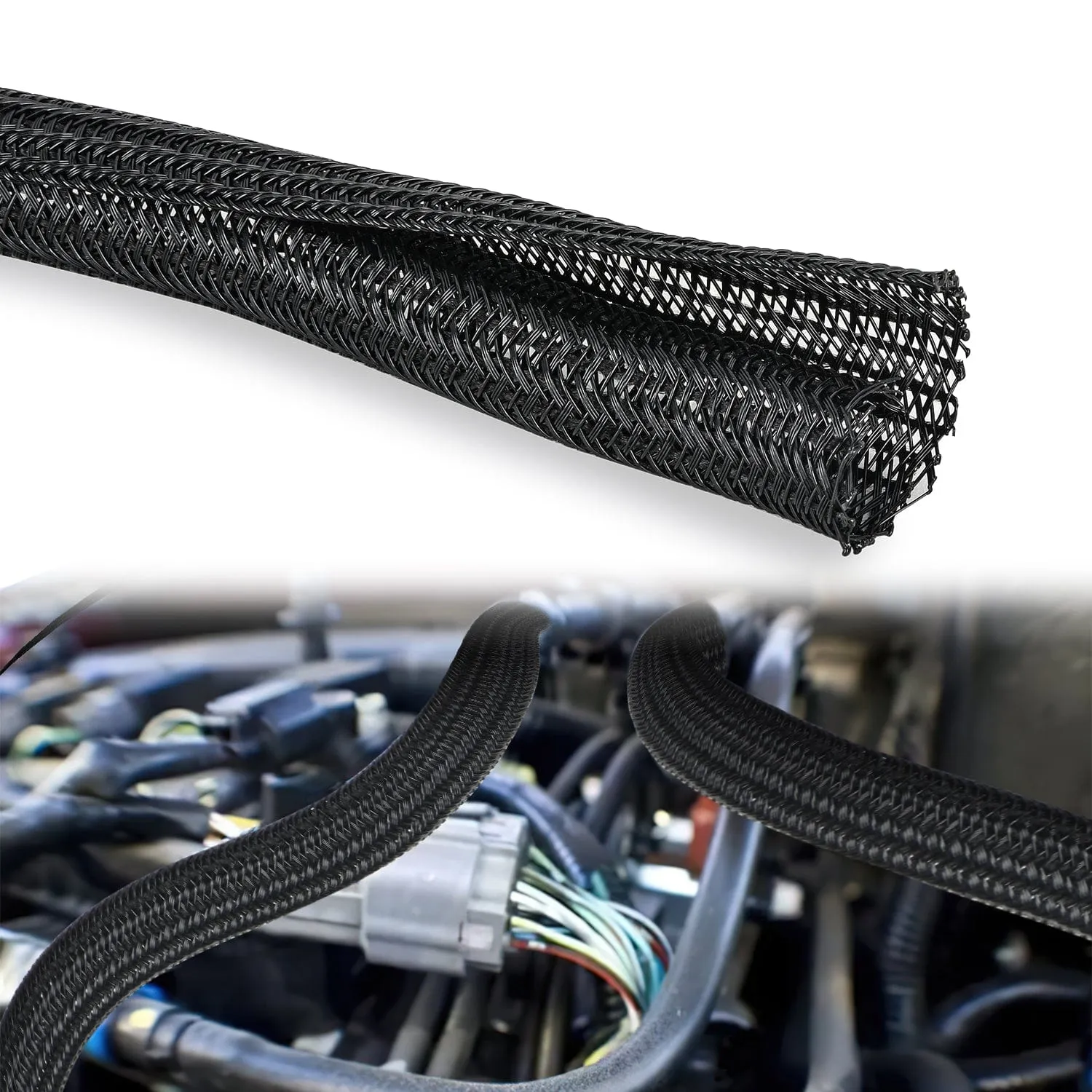 10ft-1/2inch Cable Management Sleeves