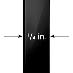130In Diag Utb Contourae Black,Wall 16:10 175X279In