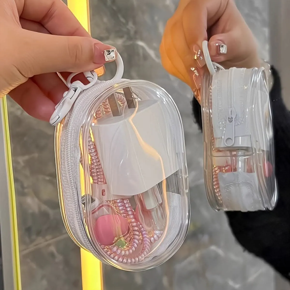 2-Pack Portable Mini Cable Organizer - Travel Accessory