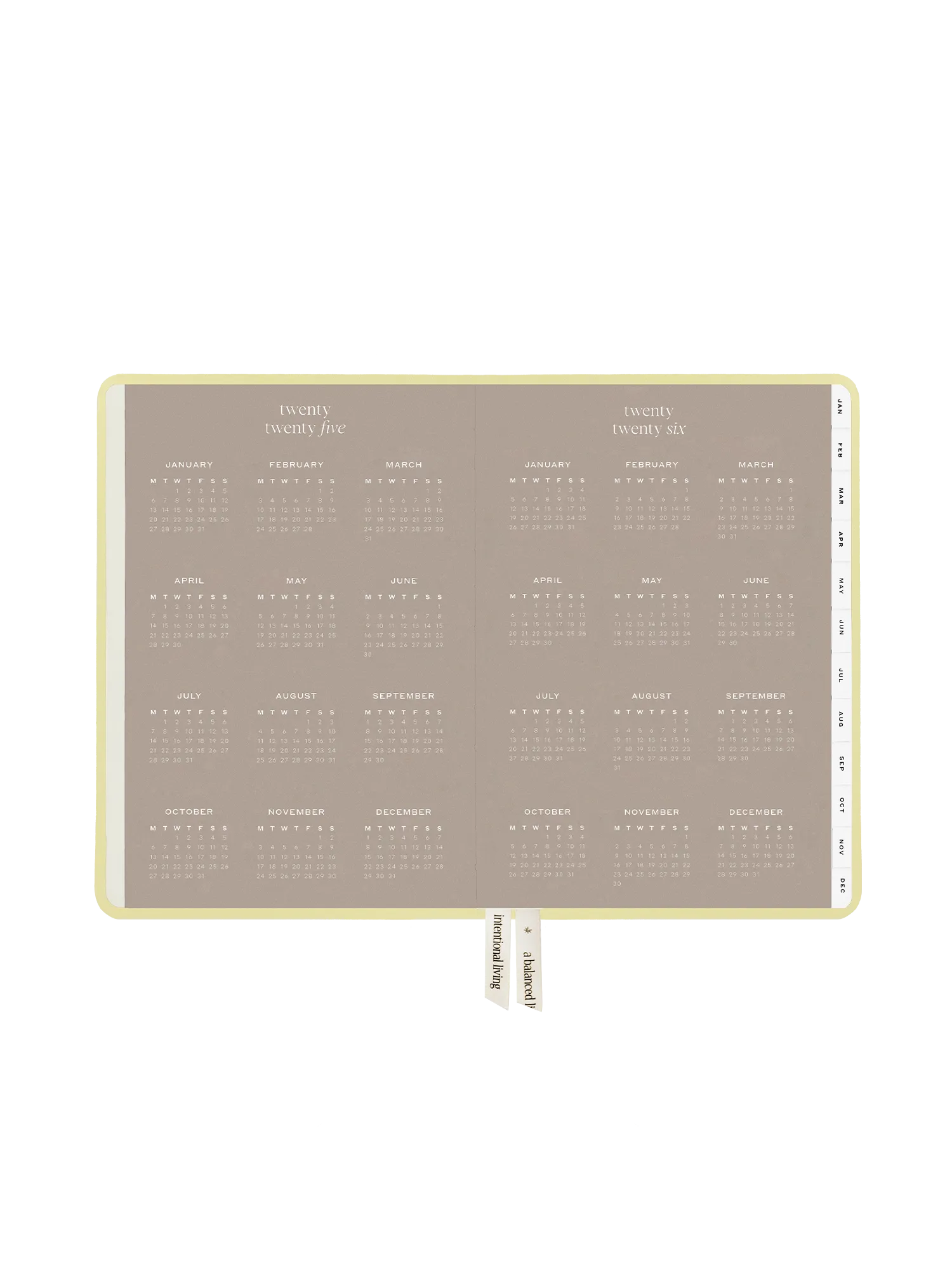 2025 Planner Compact (Buttercream)