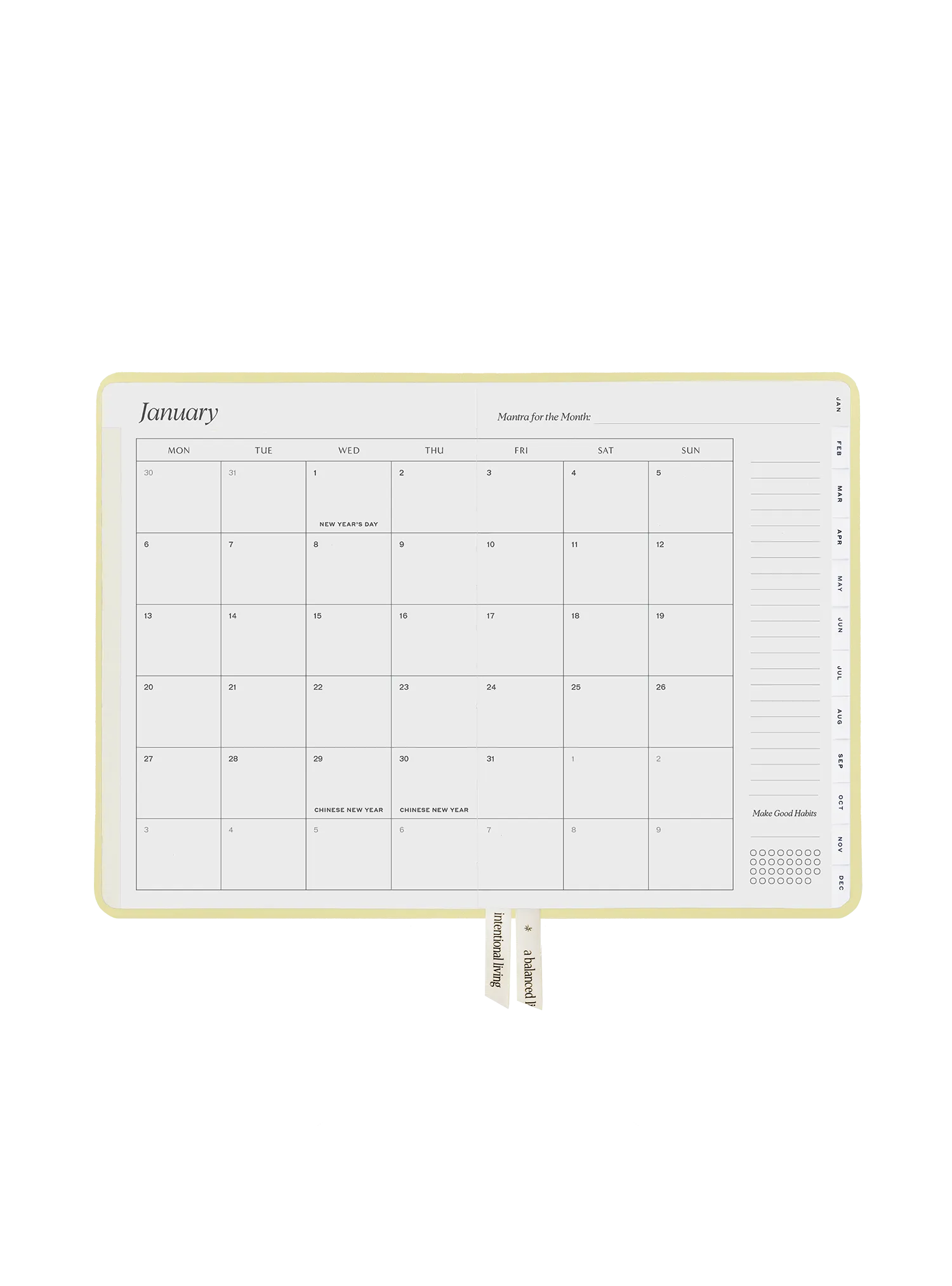 2025 Planner Compact (Buttercream)