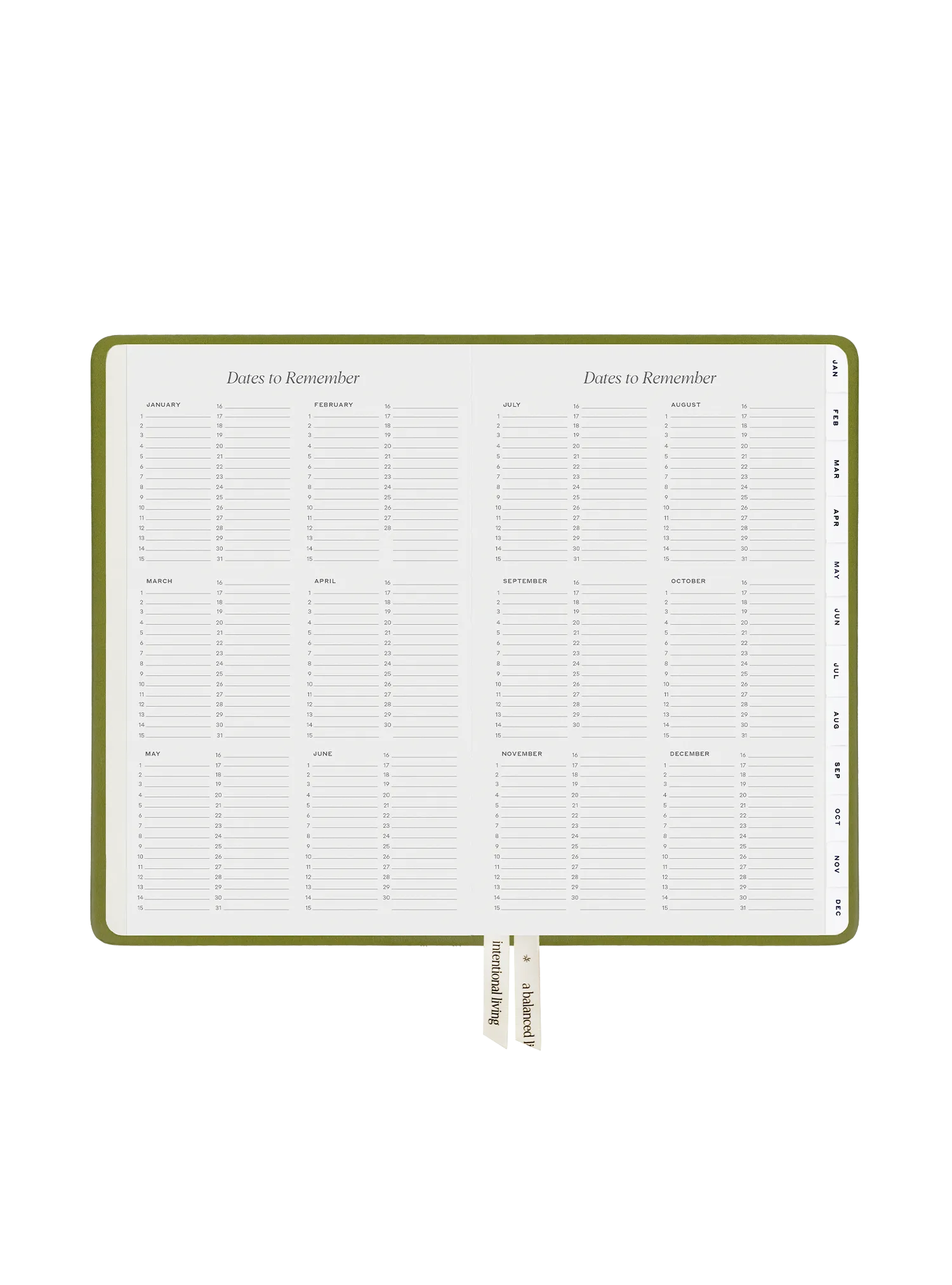 2025 Planner Regular (Lawn)