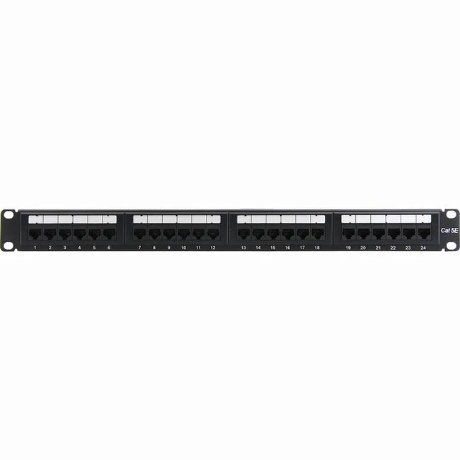 4Xem 24 Port Cat5E Rackmount Patch Panel