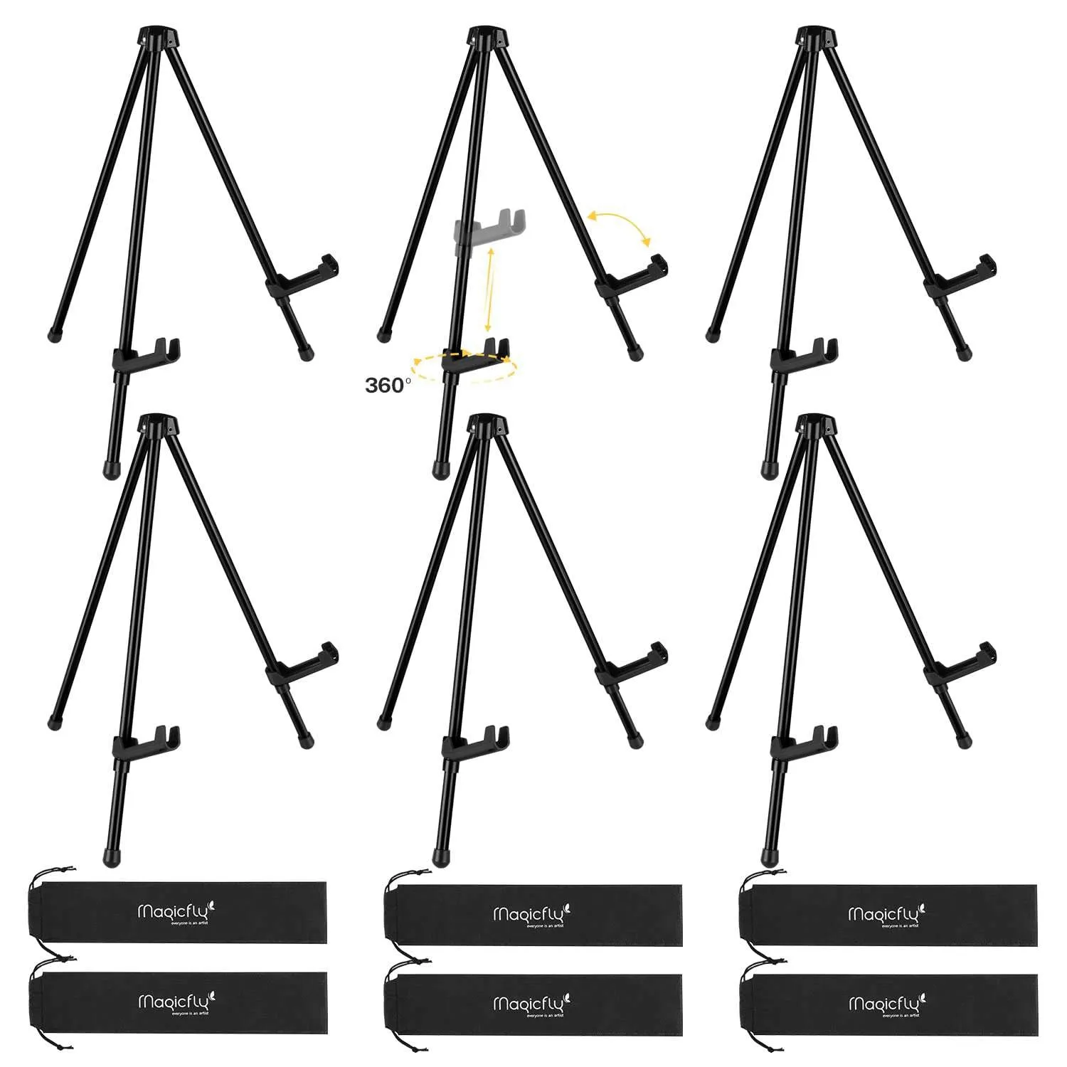 6 Pack Tabletop Easel
