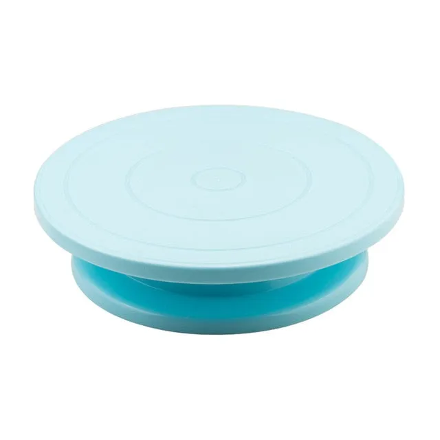 6Pcs Set Cake Turntable Rotating Cake Stand Rotary Table Cake Table