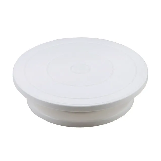 6Pcs Set Cake Turntable Rotating Cake Stand Rotary Table Cake Table