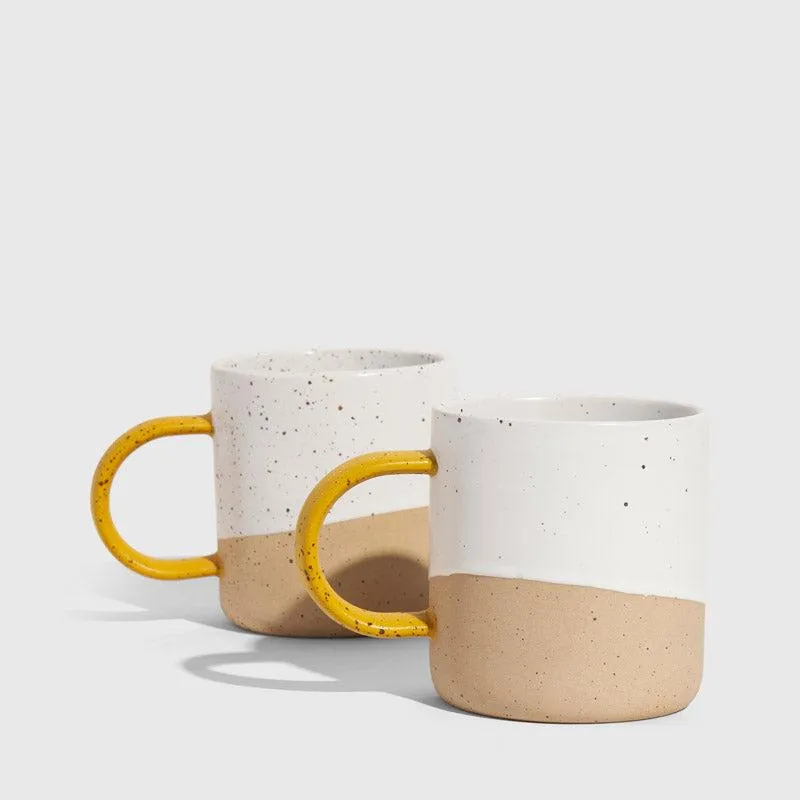 8 oz. Stoneware Mug Set