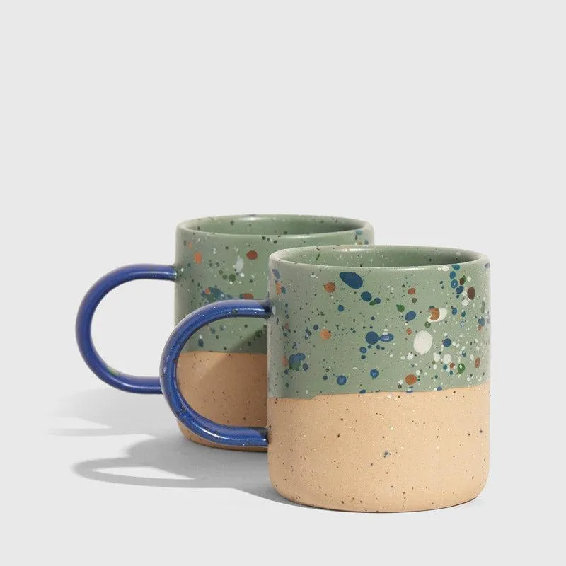 8 oz. Stoneware Mug Set