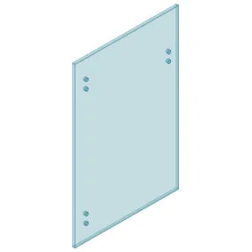 8mm Clear Toughened Heat Soaked Glass - MASTER RANGE GATE - 900mmW x 970mmH