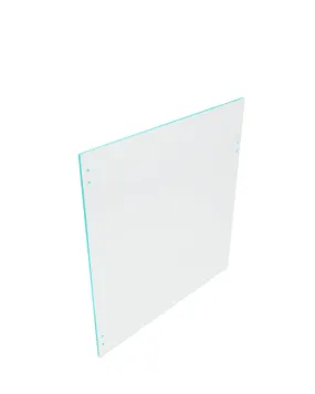 8mm Clear Toughened Heat Soaked Glass - MASTER RANGE GATE - 900mmW x 970mmH