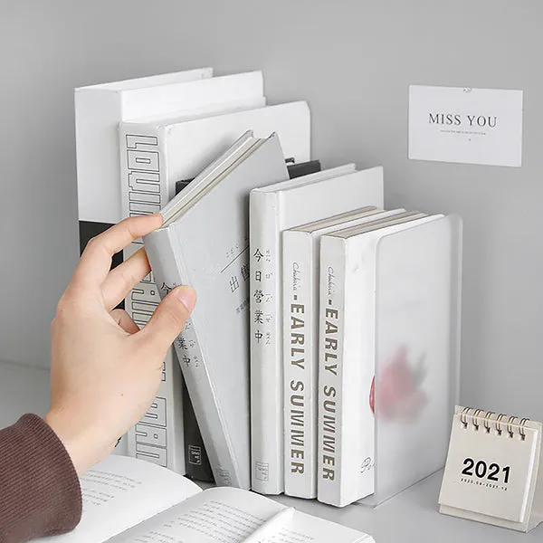 Acrylic Clear and Translucent Bookend