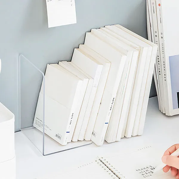 Acrylic Clear and Translucent Bookend