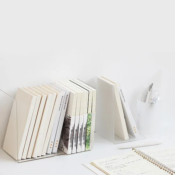 Acrylic Clear and Translucent Bookend