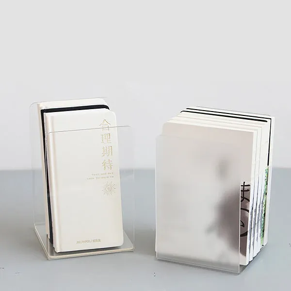 Acrylic Clear and Translucent Bookend