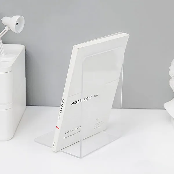 Acrylic Clear and Translucent Bookend