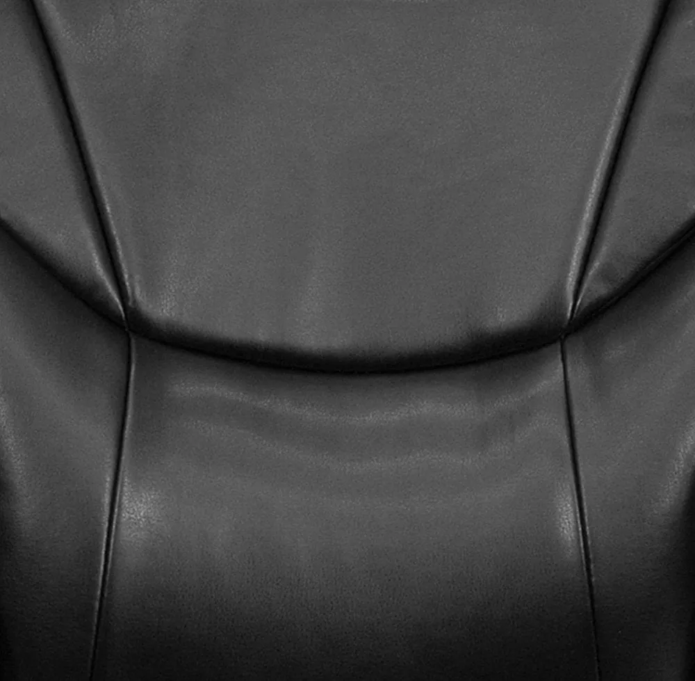 Alamont Home - Greer Contemporary Leather/Faux Leather Executive Swivel Office Chair - Black