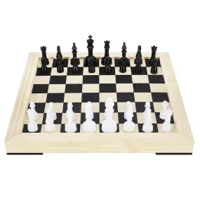 Amazon Brand - Jam & Honey Wooden Handcrafted Chess | Great Birthday Gift | Toy for Kids Girls Boys