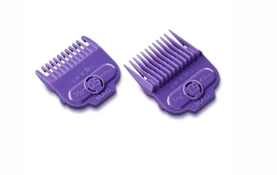 Andis master Single magnetic comb set 0.5 and 1.5 #66560