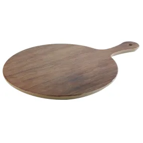 APS Oak Effect Round Handled Pizza Paddle Board 300mm - GN560