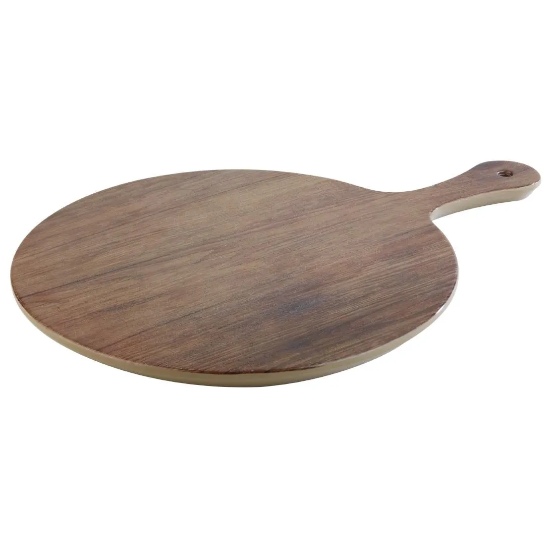 APS Oak Effect Round Handled Pizza Paddle Board 300mm - GN560