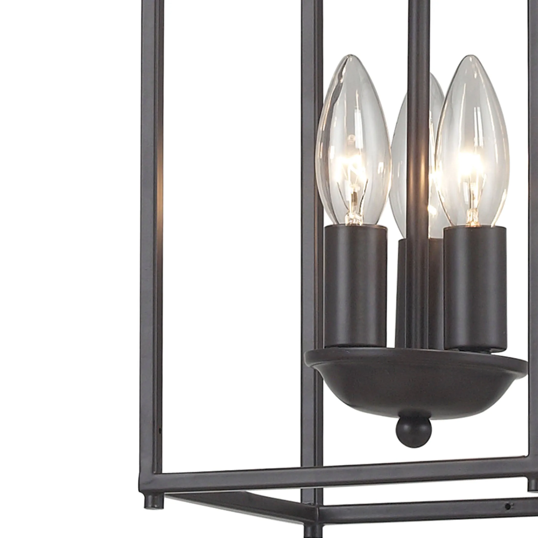 Arthur 7" 3 Light Mini Pendant in Aged Bronze