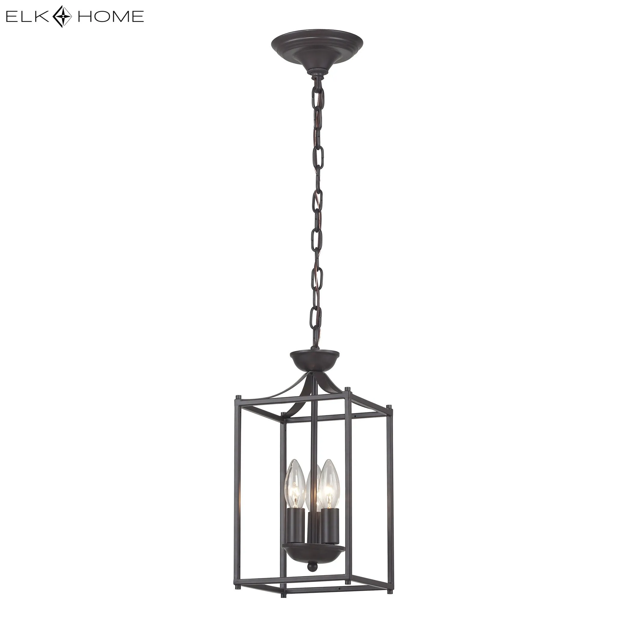 Arthur 7" 3 Light Mini Pendant in Aged Bronze