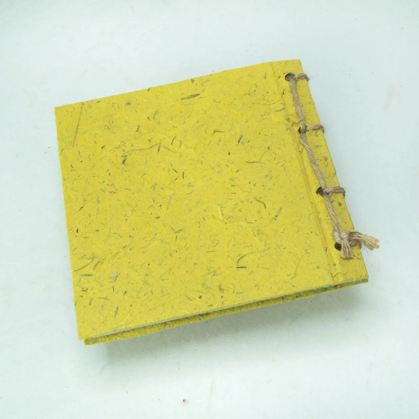Artist Reproductions - Thailand Themed - Batik Art Set Yellow - Twine Eco-friendly Journal and Scratch Pad Set