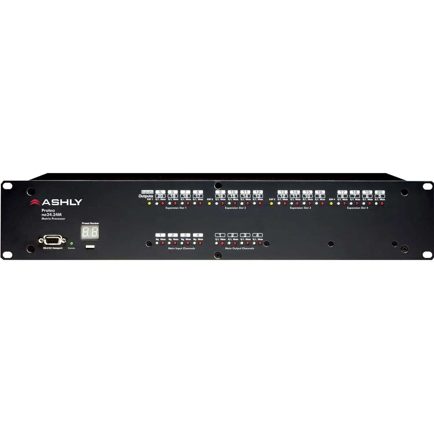 Ashly NE24.24M 12x4 Audio Matrix Processor