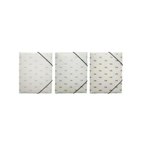 Banded Document Case Pineapples