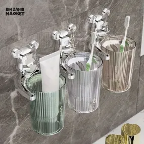 BEAR STORAGE GLASS TYPE HOLDER