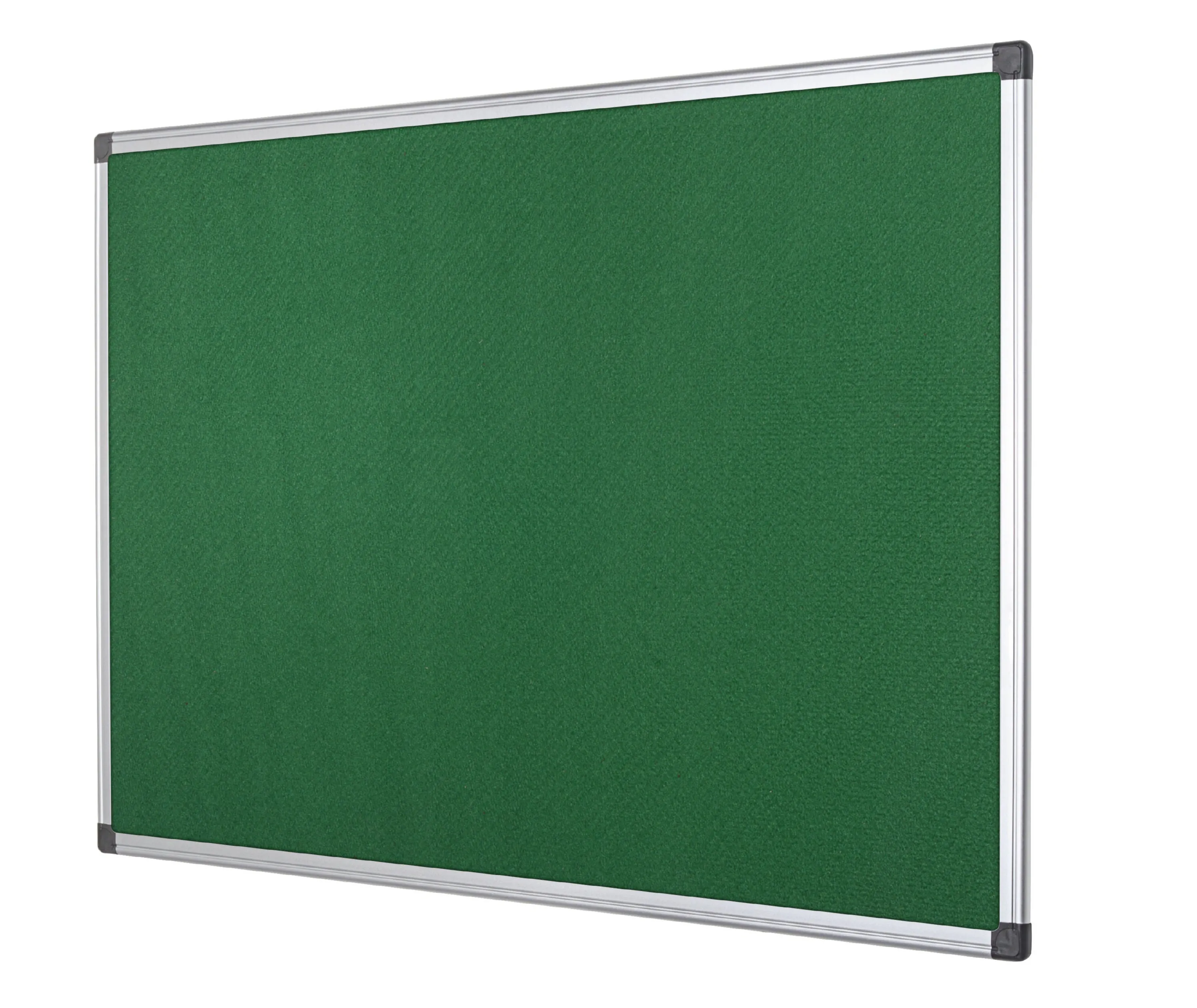 Bi-Office Maya Green Felt Noticeboard Aluminium Frame 1200x1200mm - FA3844170