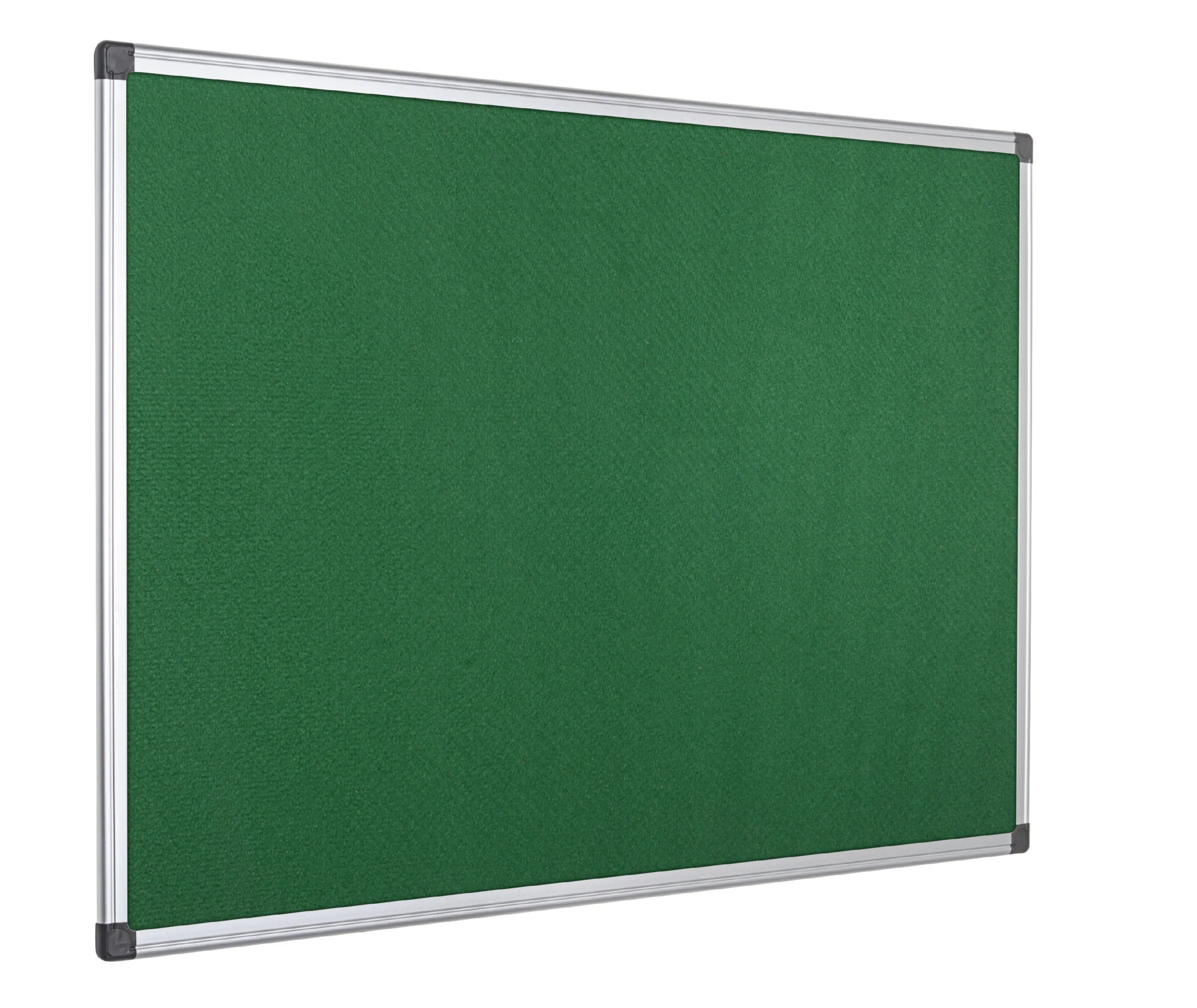 Bi-Office Maya Green Felt Noticeboard Aluminium Frame 1200x1200mm - FA3844170