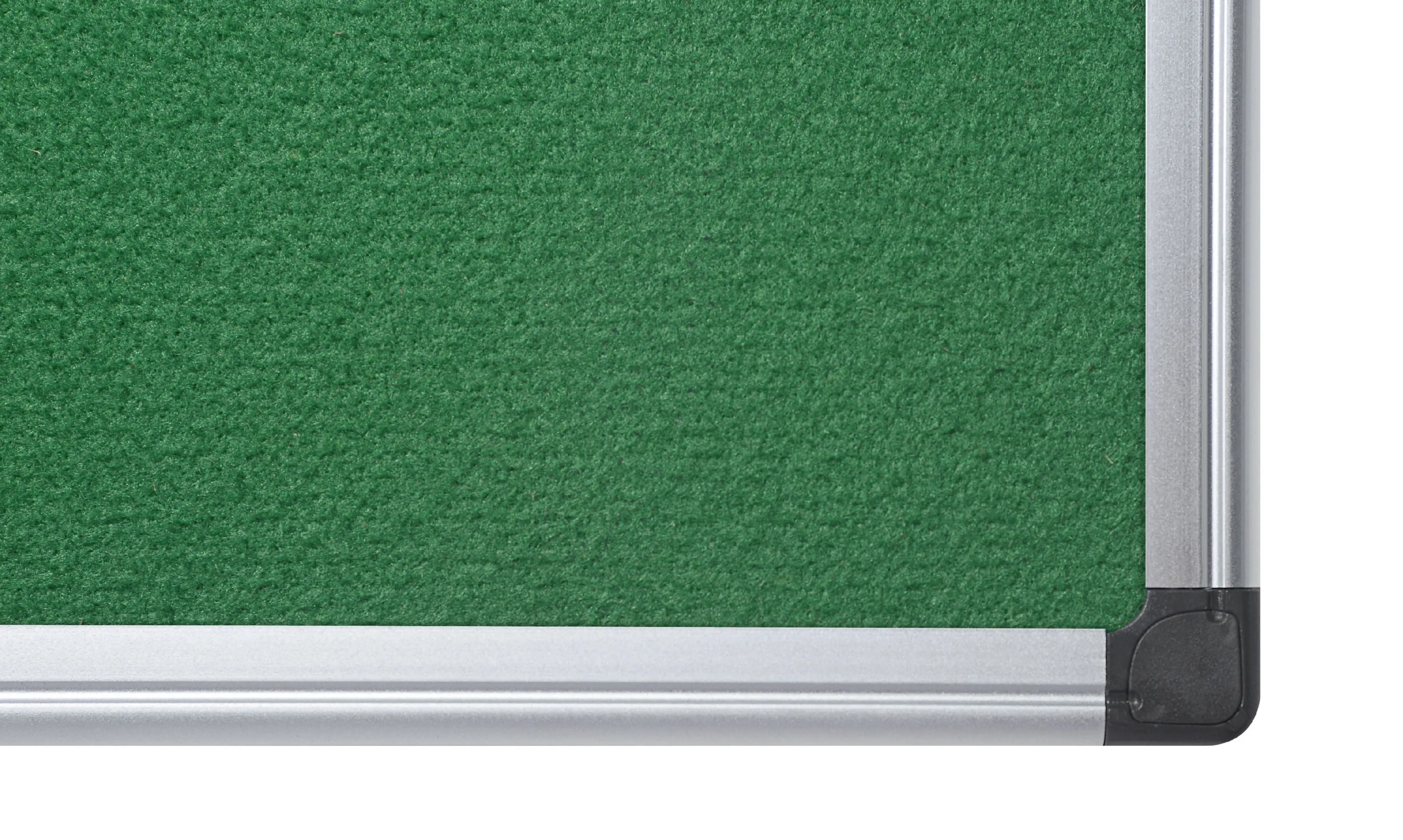Bi-Office Maya Green Felt Noticeboard Aluminium Frame 1200x1200mm - FA3844170