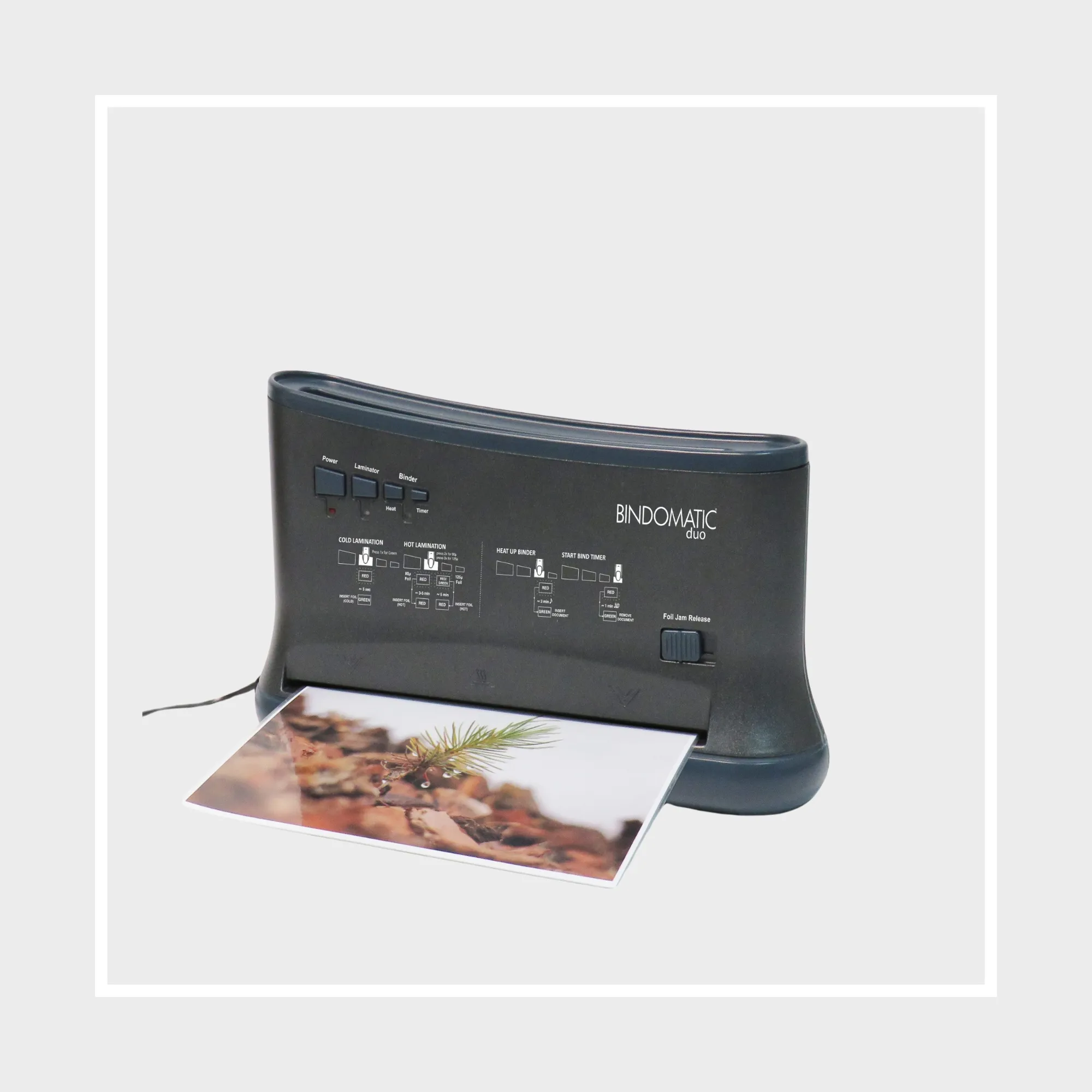 Binder and Laminator | 2-in-1 | Bindomatic Duo