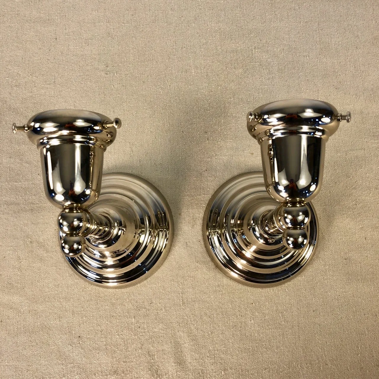 Brass Light Gallery -  Wall Light Sconce, Polished Nickel