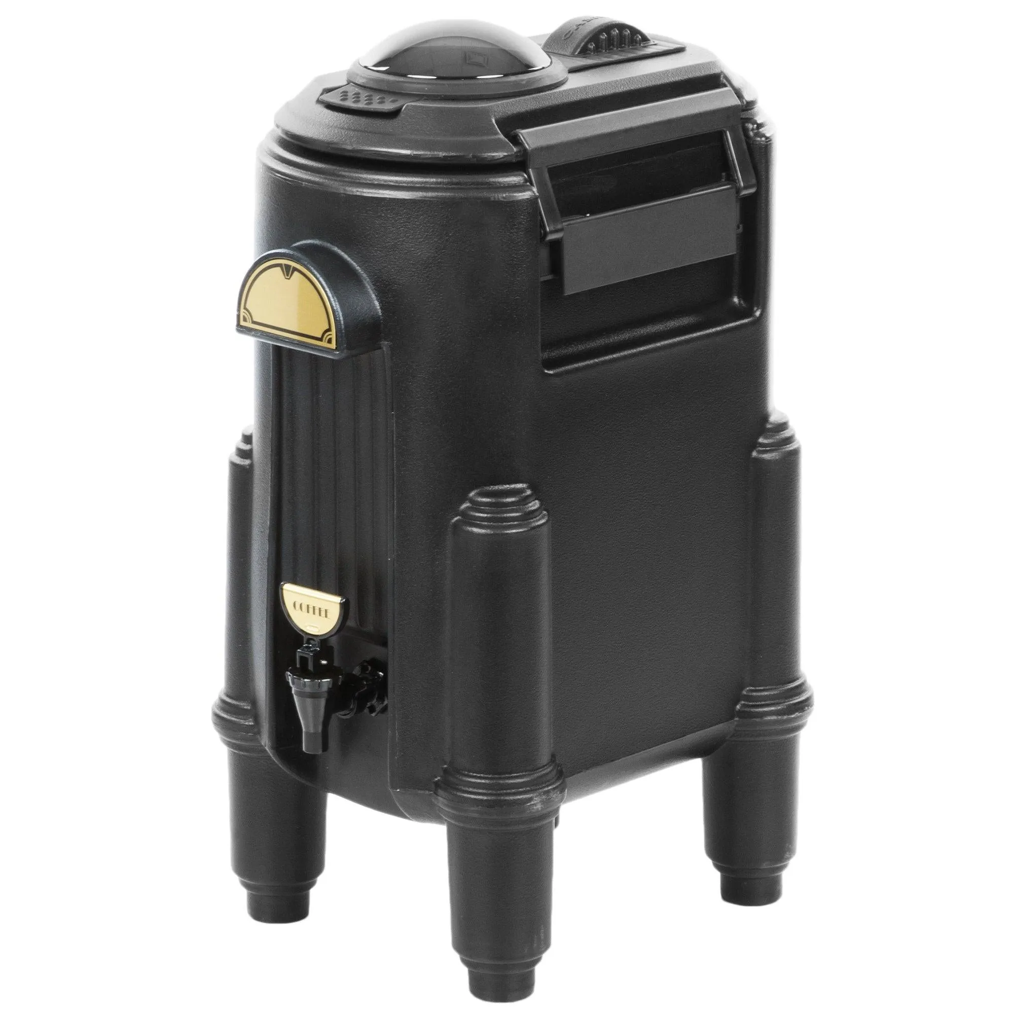 Cambro CSR5110 Camserver 5 Gallon Black Insulated Beverage Dispenser