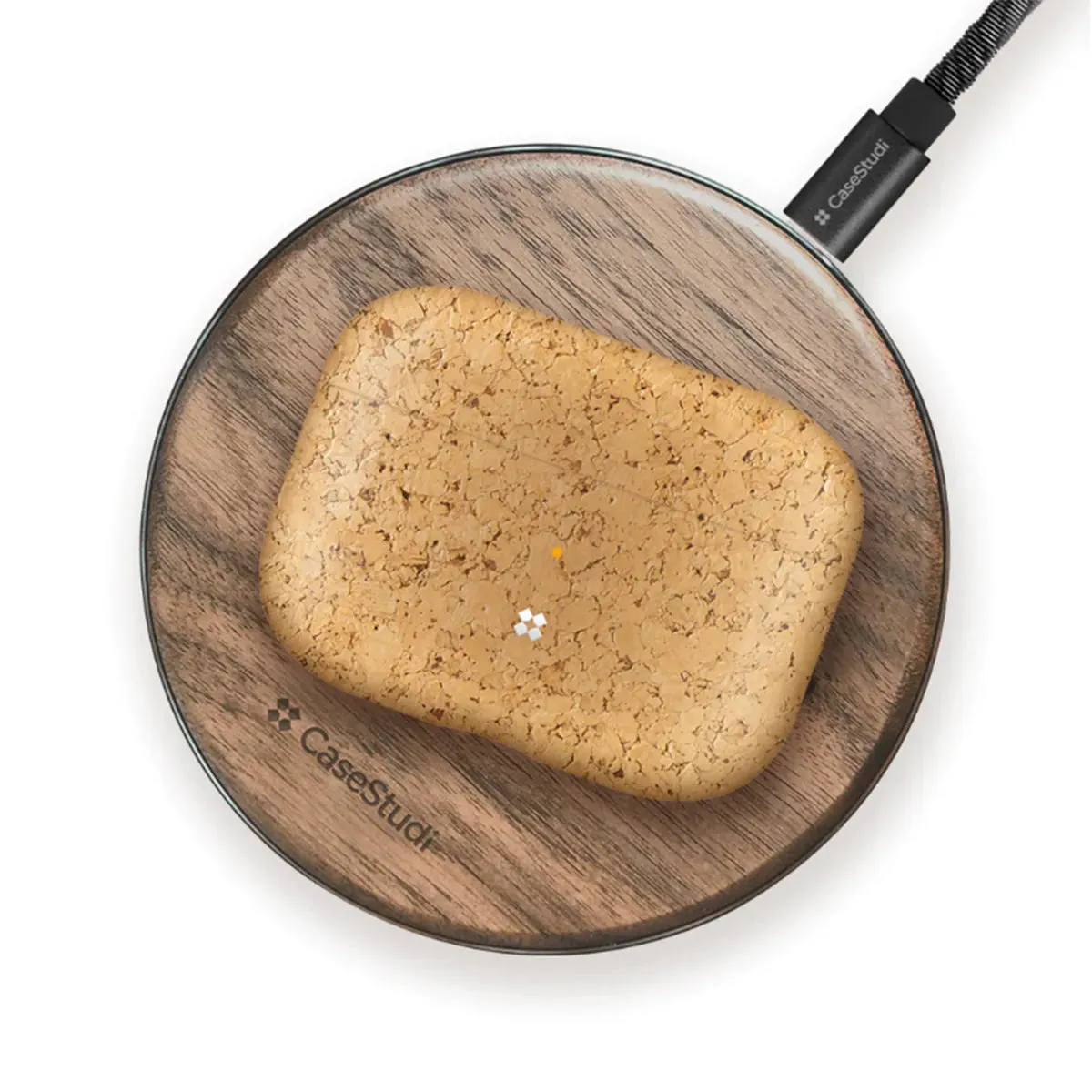Case Studi AirPods Pro PrismArt Case: CorkWood Grain