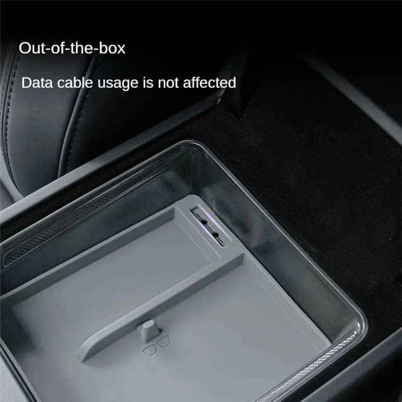 Center Console Storage Box Organizer for Tesla Model Y Juniper 2025 