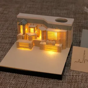 City Buildings 3D Note Pad - Real Estate Marketing Gifts - Customized 3D Note Pads For Business Gifting - Corporate Gifts - Omoshiroi Block