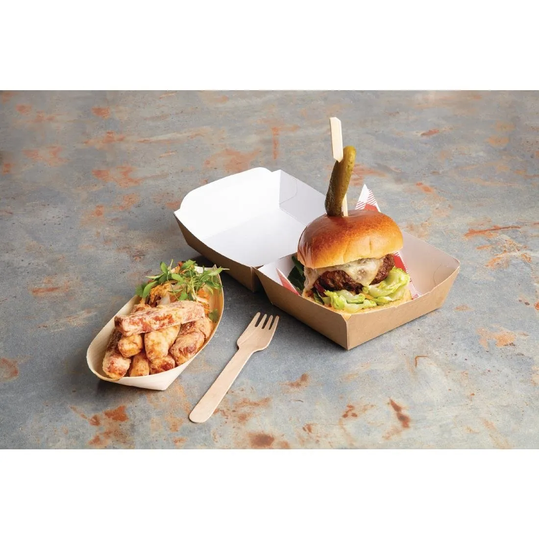 CL657 Greaseproof Paper Sheets Red Gingham 250 x 250mm (Pack of 200)