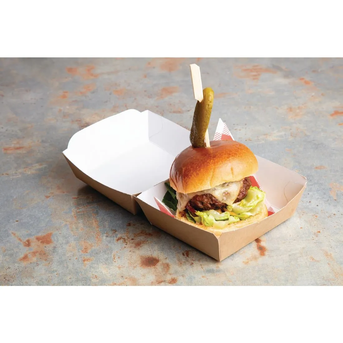 CL657 Greaseproof Paper Sheets Red Gingham 250 x 250mm (Pack of 200)