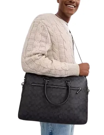 Coach Ethan Slim Brief In Signature Canvas