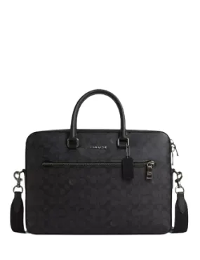 Coach Ethan Slim Brief In Signature Canvas