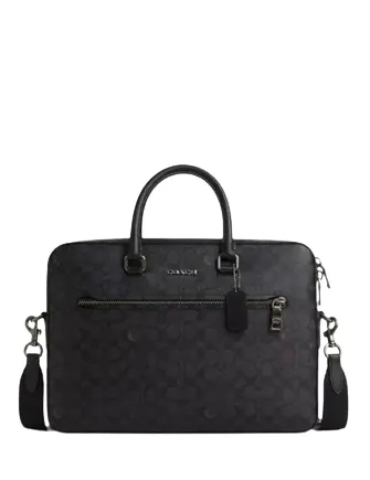 Coach Ethan Slim Brief In Signature Canvas