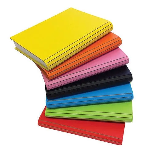 Custom Leather Covered Notepad with Elastic Strap
