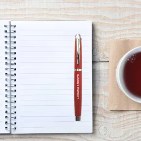 Custom Pen With Name Engraved Promotional Pens Corporate Gifts (Red) - Add name