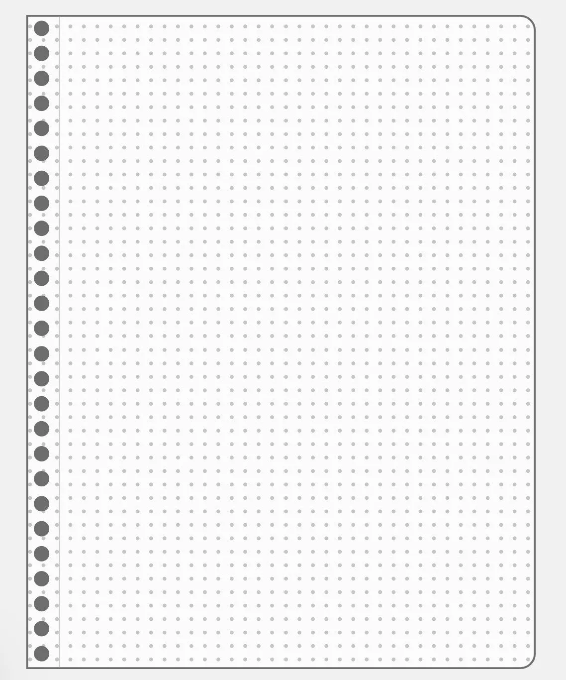 Decomposition Large Spiral Dot Grid Notebook - Hedgehogs